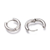 Tarnish Resistant 201 Stainless Steel Huggie Hoop Earrings EJEW-O095-05-02-3