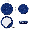 25Pcs Adhesive Wax Seal Stickers DIY-CP0009-11B-05-2