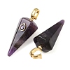 Natural Amethyst Pointed Pendants GG-CBA19F2-02G-07-2