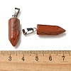 Natural Red Jasper Pendants G-Z067-07P-11-4
