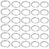 SOFPLATE 600Pcs 3 Styles 304 Stainless Steel Split Rings STAS-SP0001-64-1