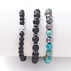 Unisex Stretch Bracelets Sets BJEW-JB04844-2