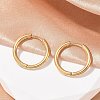 202 Stainless Steel Huggie Hoop Earrings EJEW-F111A-20mm-G01-2