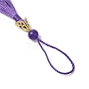 Polyester Tassel Pendant Decoration HJEW-JM03005-01-4