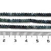 Natural Blue Tourmaline Beads Strands G-B088-D12-01-5