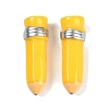 Pencil Resin Cabochons RESI-Q014-06G-1