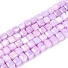 Anti-Tarnish Electroplate Glass Beads Strands GLAA-T025-4mm-10E-1