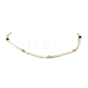 Mixed Stone and Dyed Natural Shell Rice Beaded Necklaces for Women NJEW-JN06347-3