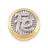 Religion Brass Beads KK-C170-28GP-04-1