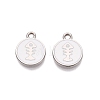 Rack Plating Alloy Enamel Pendants ENAM-N070-01A-01P-01-1
