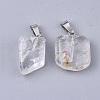 Natural Quartz Crystal Pendants G-Q996-10-2