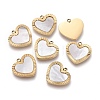 Natural Shell Charms STAS-H100-05G-2