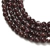 Natural Lepidolite/Purple Mica Stone Beads Strands G-H335-B03-4mm-A-4