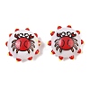 Printed Baking Paint Opaque Glass Enamel Beads GL-CBA4370-02-2