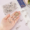 50Pcs Tibetan Style Alloy Infinity with Word Hope Connector Charms TIBE-SC0004-59-3