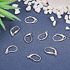  Jewelry 4 Pairs 4 Style 925 Sterling Silver Leverback Earring Findings FIND-PJ0001-30-4
