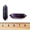 Natural Amethyst Double Terminal Pointed Beads G-A231-01F-3