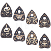 8Pcs Mini Wood Crystal Ball Display Bases AJEW-CN0007-77-8