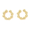 Rack Plating Brass Cuff Earrings EJEW-L261-012G-1