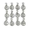 12Pcs 304 Stainless Steel Pendants STAS-L022-306P-M-1