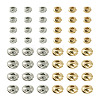 60Pcs 4 Styles Column Brass Beads KK-TA0009-07-1