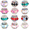 12Pcs 12 Colors Sparkling Acrylic Rhinestone Round Beads OACR-PA0002-12-7