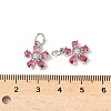 Brass Micro Pave Cubic Zirconia Pendants KK-U067-03P-06-3