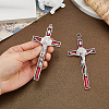 Zinc Alloy Enamel Big Pendants FIND-WH0367-706B-3