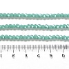 Electroplate Opaque Glass Beads Strands EGLA-A035-P3mm-A14-4
