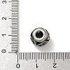 304 Stainless Steel European Beads STAS-H238-09K-AS-3