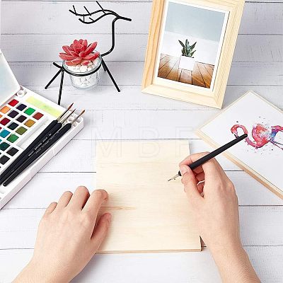 Wooden Painting Frames TOOL-WH0118-18-1