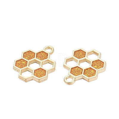 Alloy Enamel Pendants ENAM-J650-06G-02-1