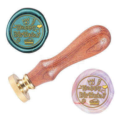 Wax Seal Stamp Set AJEW-WH0208-520-1