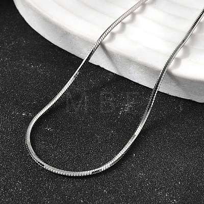 1.5MM 304 Stainless Steel Snake Chain Necklaces for Women Men LS-STAS-V011-04C-P-1