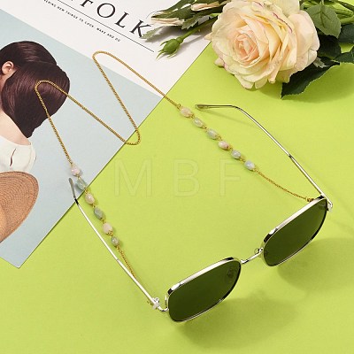 304 Stainless Steel Eyeglasses Chains AJEW-EH00256-02-1