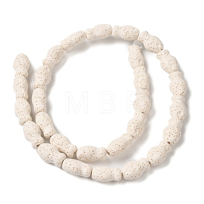 Natural Lava Rock Beads Strands G-U007-01M-1