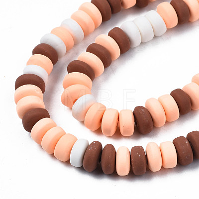 Handmade Polymer Clay Beads Strands CLAY-N008-008S-1