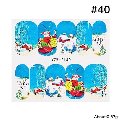 Christmas Series Nail Art Full-Cover Sticker MRMJ-Q058-2140-1