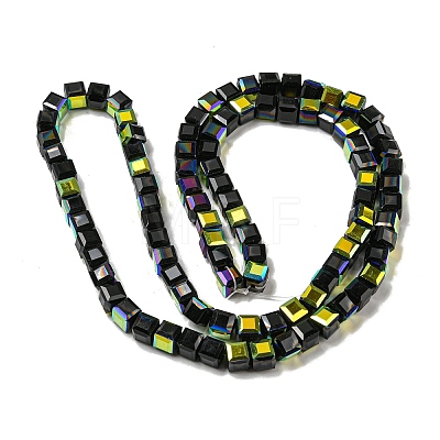 Electroplate Glass Beads Strands EGLA-M031-01A-HR07-1