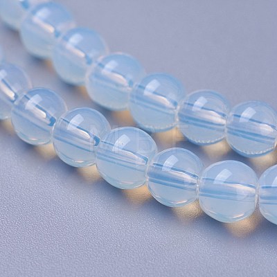 Opalite Round Beads Strands GLAA-A025-6mm-04-1