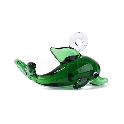 Handmade Lampwork Pendants LAMP-N034-23C-1