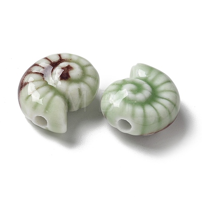 Handmade Porcelain Beads PORC-L080-F18-1