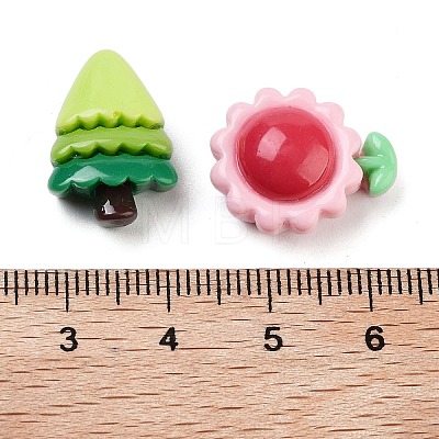 Opaque Resin Decoden Cabochons RESI-H165-12-1
