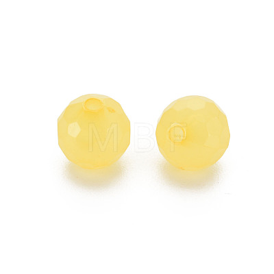 Transparent Acrylic Beads TACR-S154-62E-07-1
