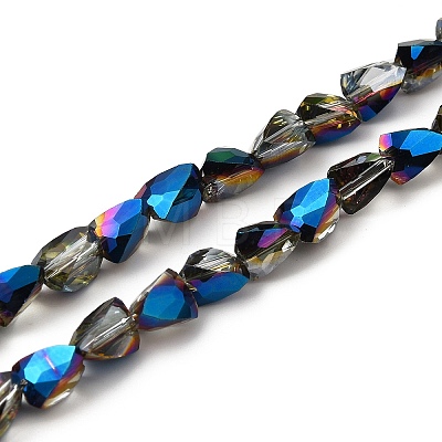 Electroplate Glass Beads Strands EGLA-I017-02-HP04-1