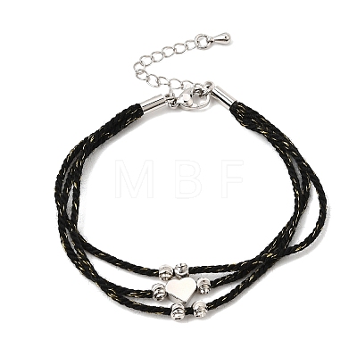 Polyester Multi-Strand Bracelets FB-CBA983F-02P-05-1