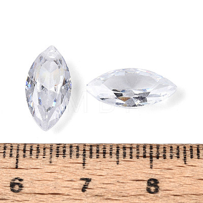 Horse Eye Cubic Zirconia Charms ZIRC-ZX004-06B-02-1