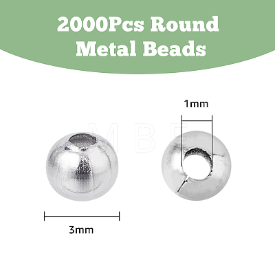 DICOSMETIC 2000Pcs 304 Stainless Steel Hollow Round Seamed Beads STAS-DC0015-79-1