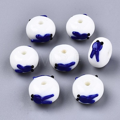 Handmade Bumpy Lampwork Beads LAMP-S194-004A-1