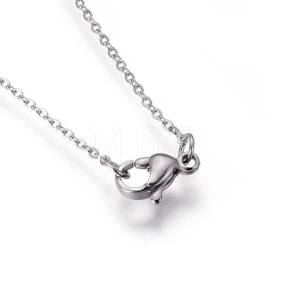 304 Stainless Steel Necklace MAK-F033-01P-1